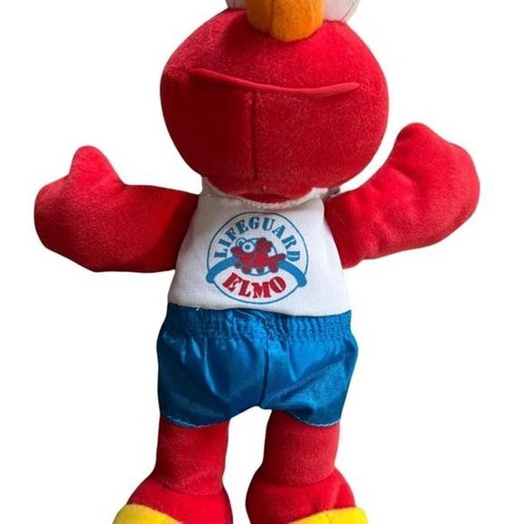 1998 Tyco Lifeguard Elmo plush 11” - Picture 1 of 6